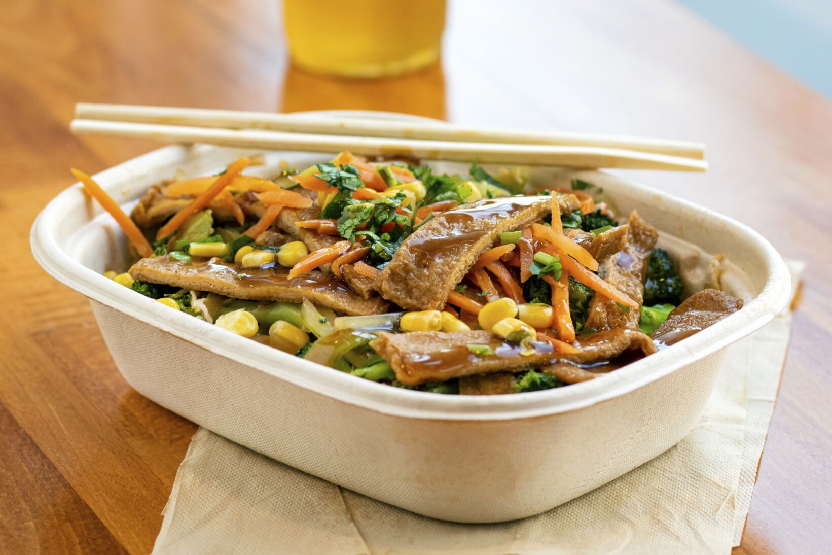 Tofu rice bowl